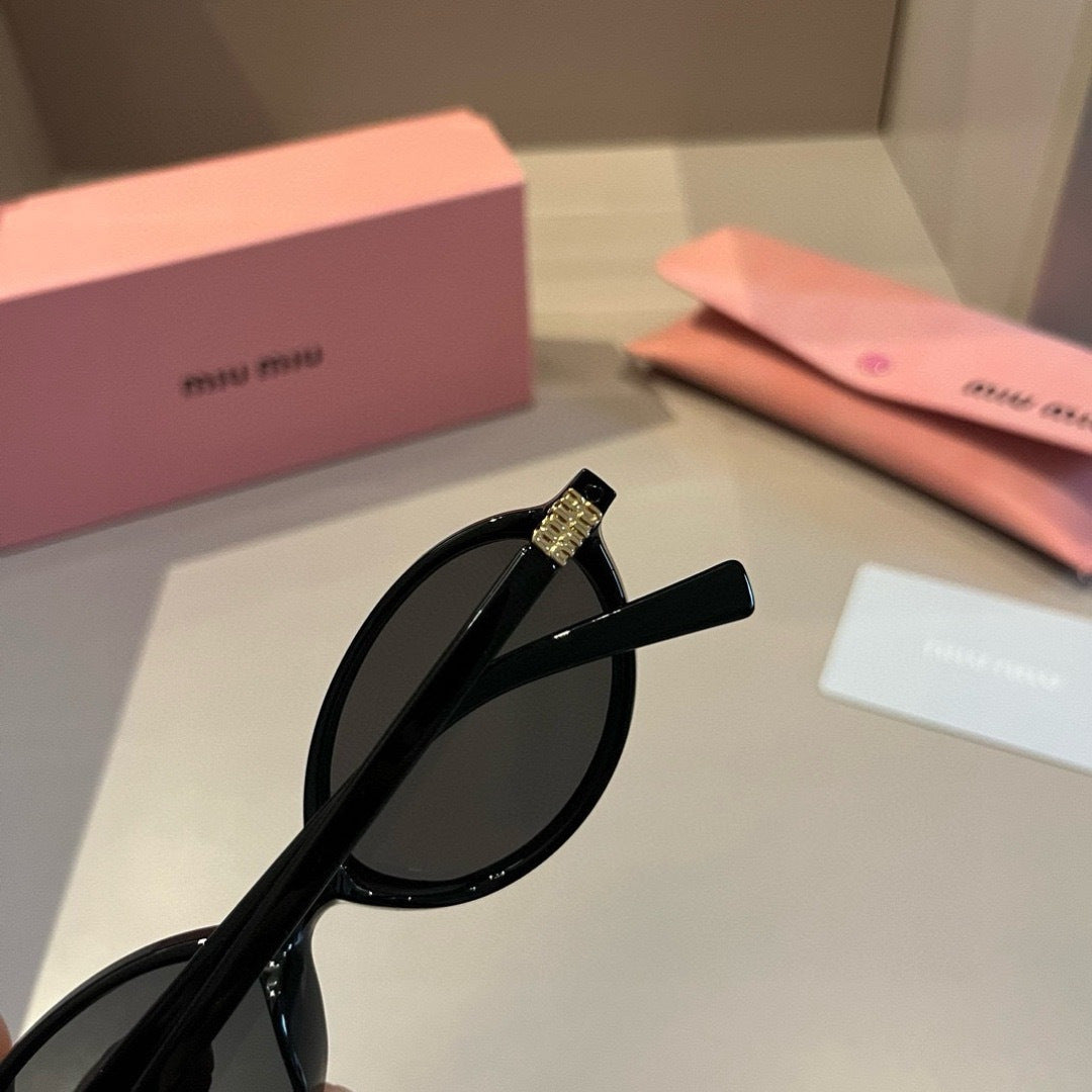 Miu Miu Round Silver Lens Sunglasses for Men & Women - 432682 - detail image 8