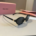 Miu Miu Round Silver Lens Sunglasses for Men & Women - 432682