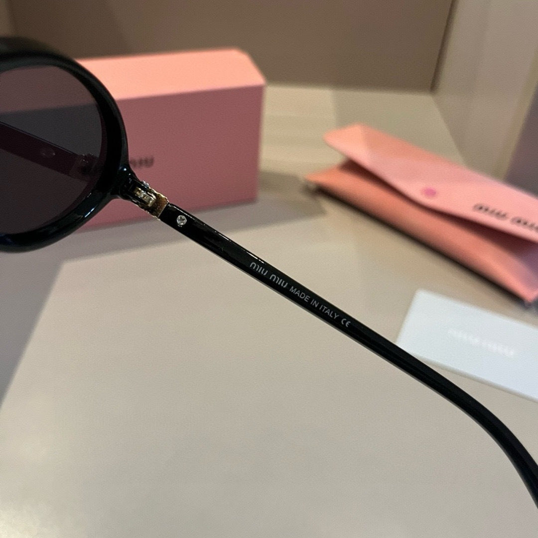 Miu Miu Round Silver Lens Sunglasses for Men & Women - 432682 - detail image 6