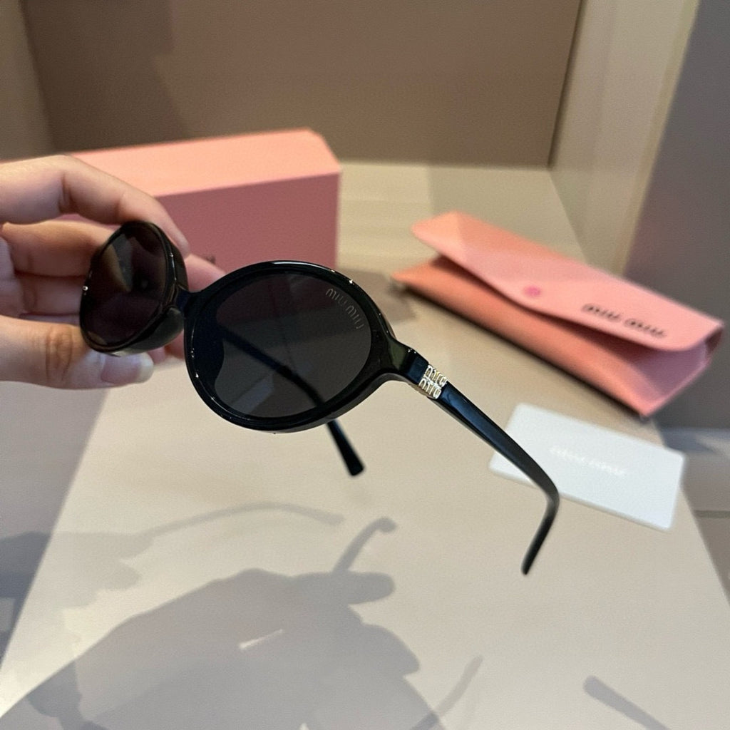 Miu Miu Round Silver Lens Sunglasses for Men & Women - 466146 - detail image 4