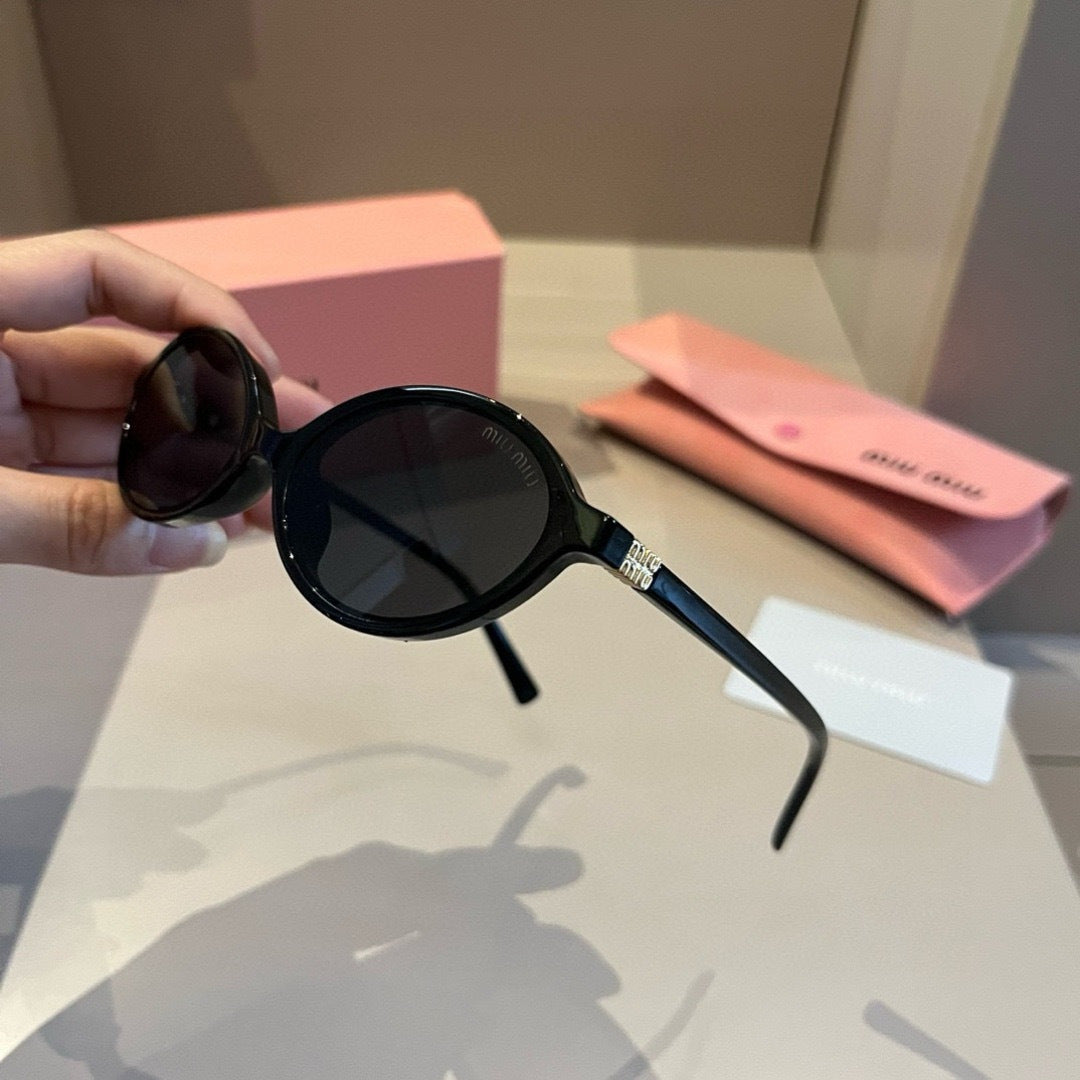 Miu Miu Round Silver Lens Sunglasses for Men & Women - 372432 - detail image 4