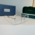 Gucci Oversized Silver Lens Sunglasses for Women - 398297