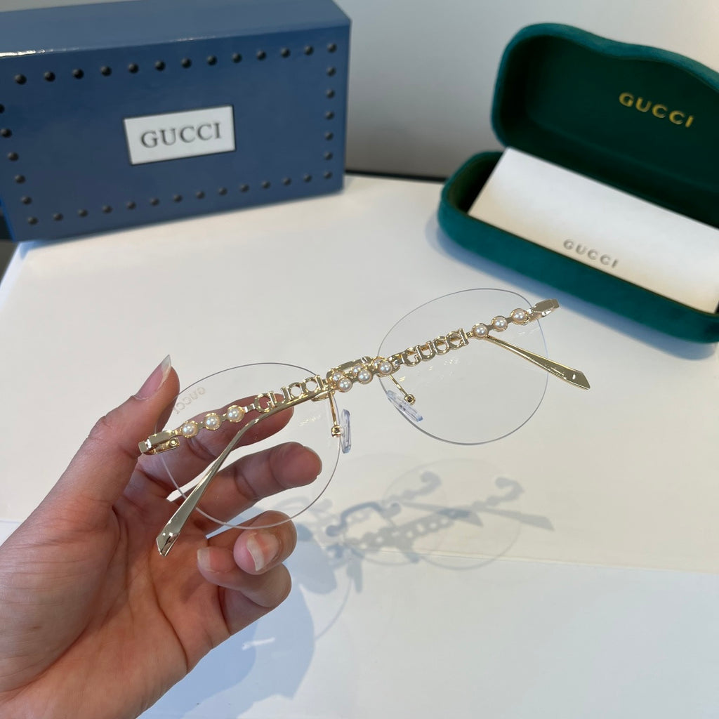 Gucci Oversized Silver Lens Sunglasses for Women - 398297 - detail image 8