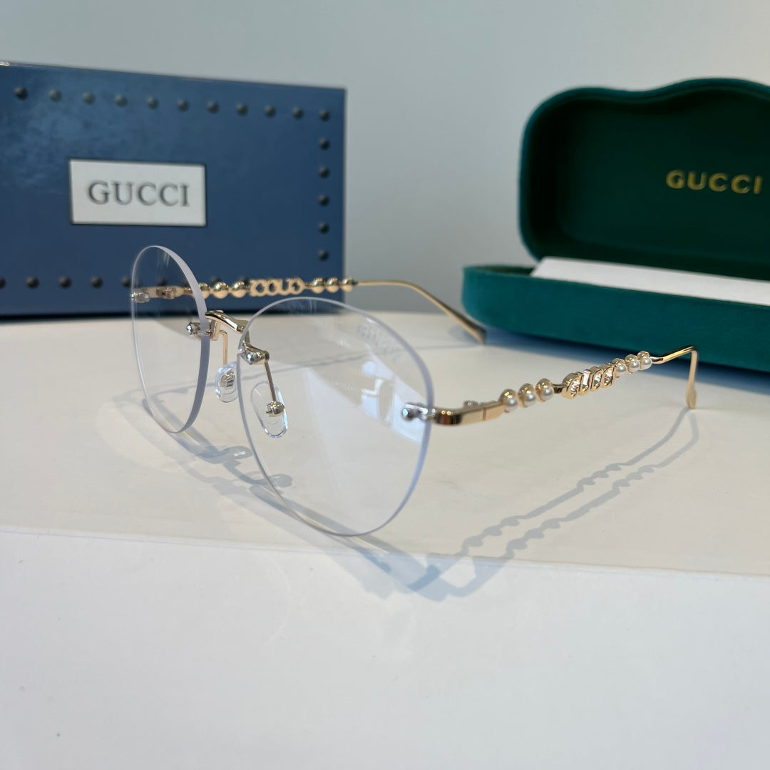 Gucci Oversized Silver Lens Sunglasses for Women - 398297 - detail image 3