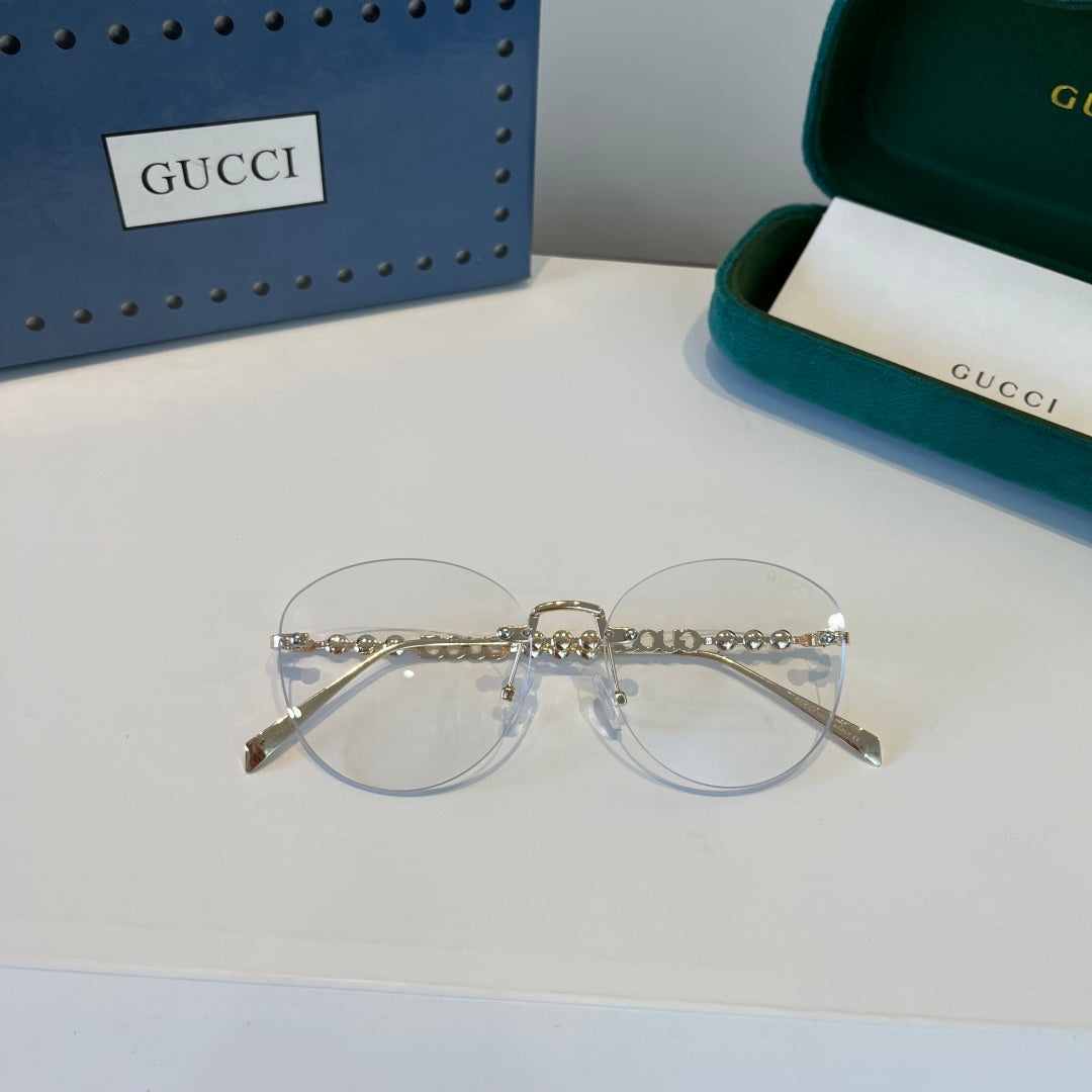 Gucci Oversized Silver Lens Sunglasses for Women - 398297 - detail image 6
