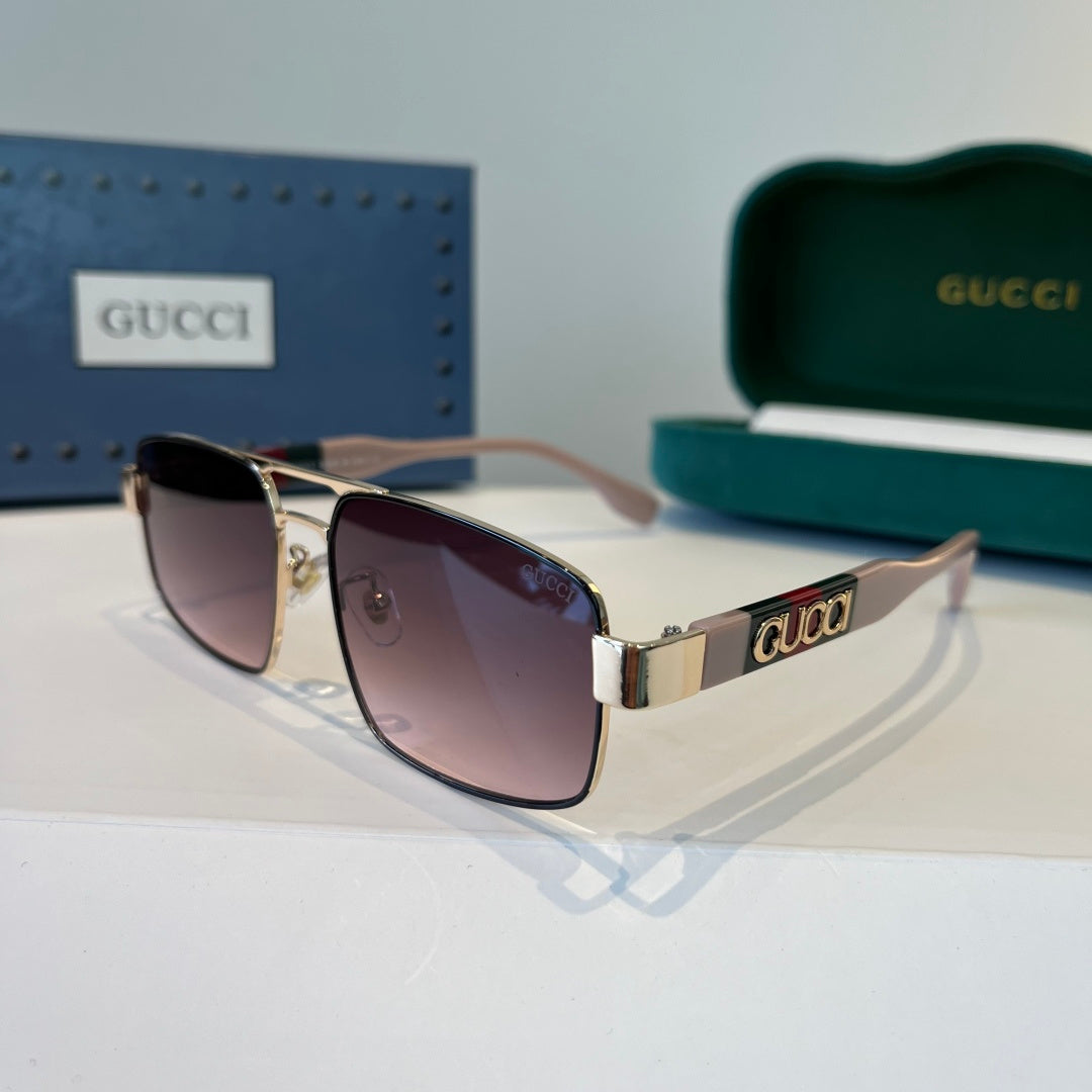 Gucci Oversized Silver Lens Sunglasses for Women - 866916 - detail image 3
