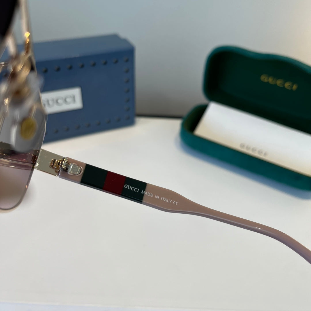 Gucci Oversized Silver Lens Sunglasses for Women - 866916 - detail image 10