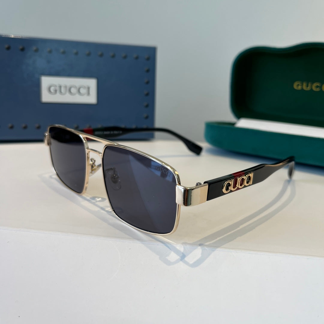 Gucci Oversized Silver Lens Sunglasses for Women - 398300 - detail image 3
