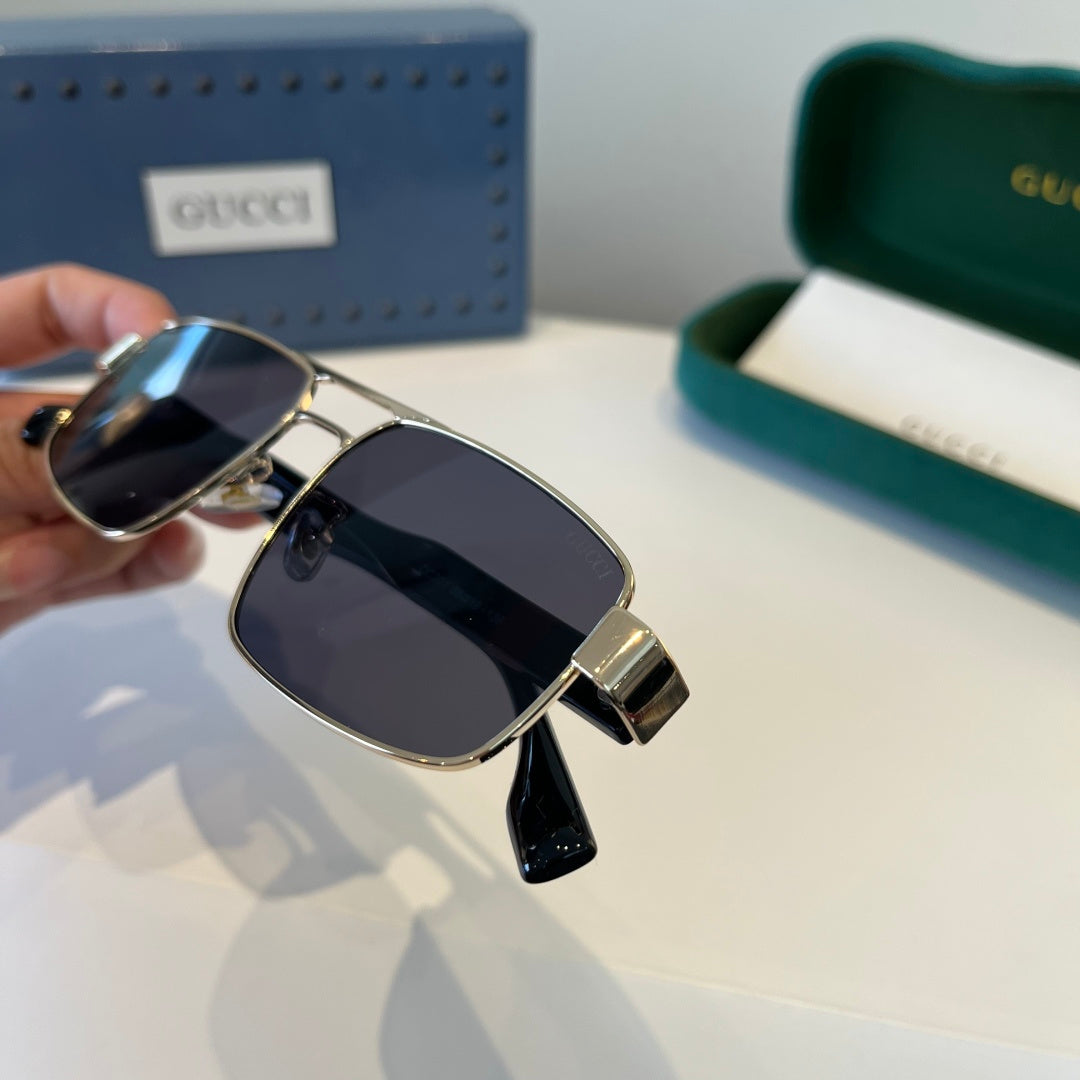 Gucci Oversized Silver Lens Sunglasses for Women - 398300 - detail image 7