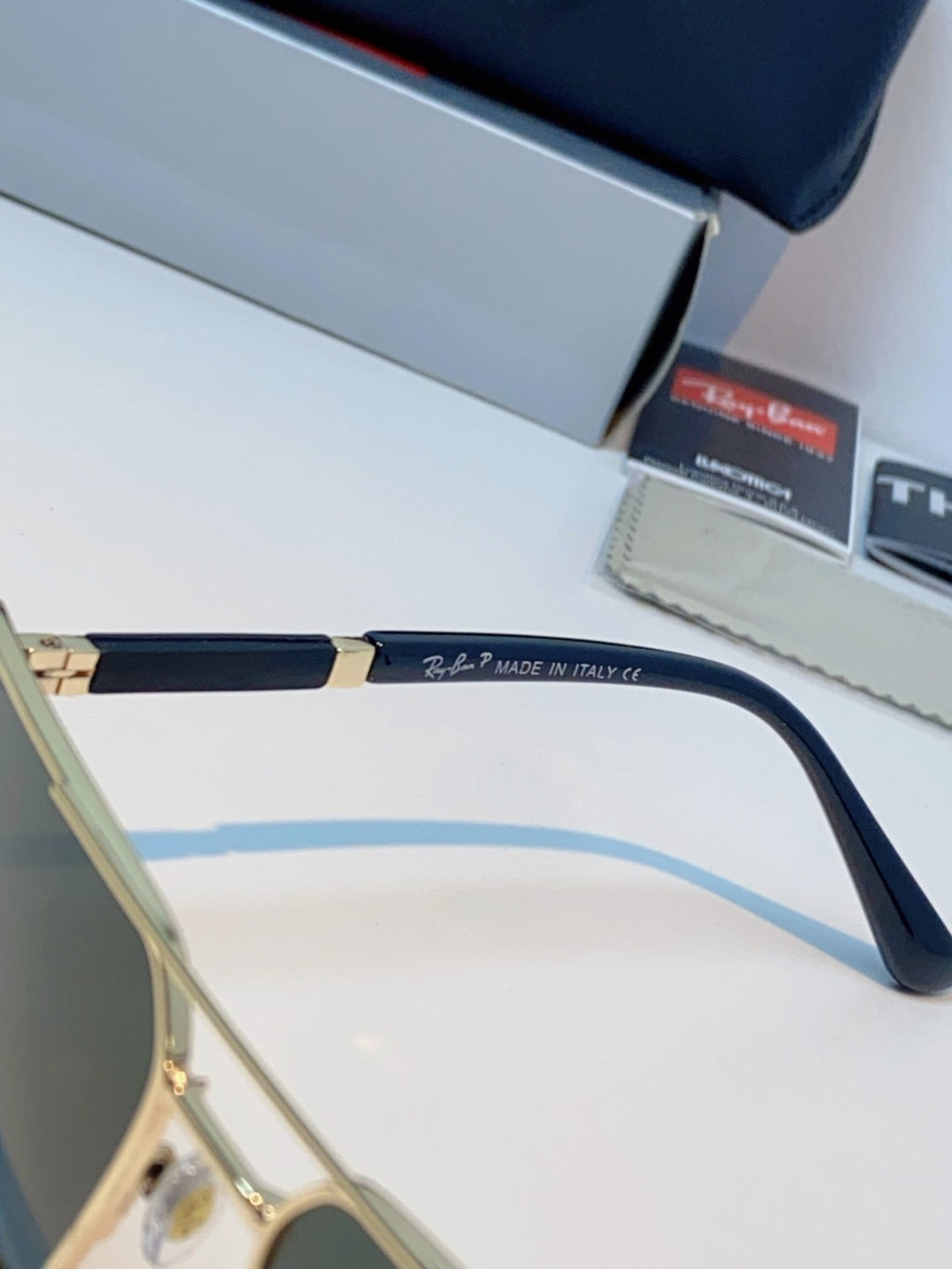 Ray-Ban RB58477 Polarized Oversized Black Lens Sunglasses for Men & W - 433128 - detail image 8