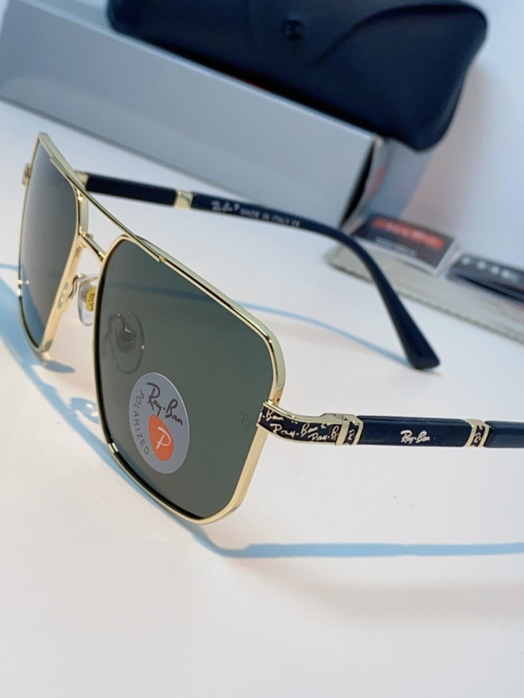 Ray-Ban RB58477 Polarized Oversized Black Lens Sunglasses for Men & W - 433128 - detail image 7