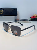 Ray-Ban RB58477 Polarized Oversized Black Lens Sunglasses for Men & W - 433131