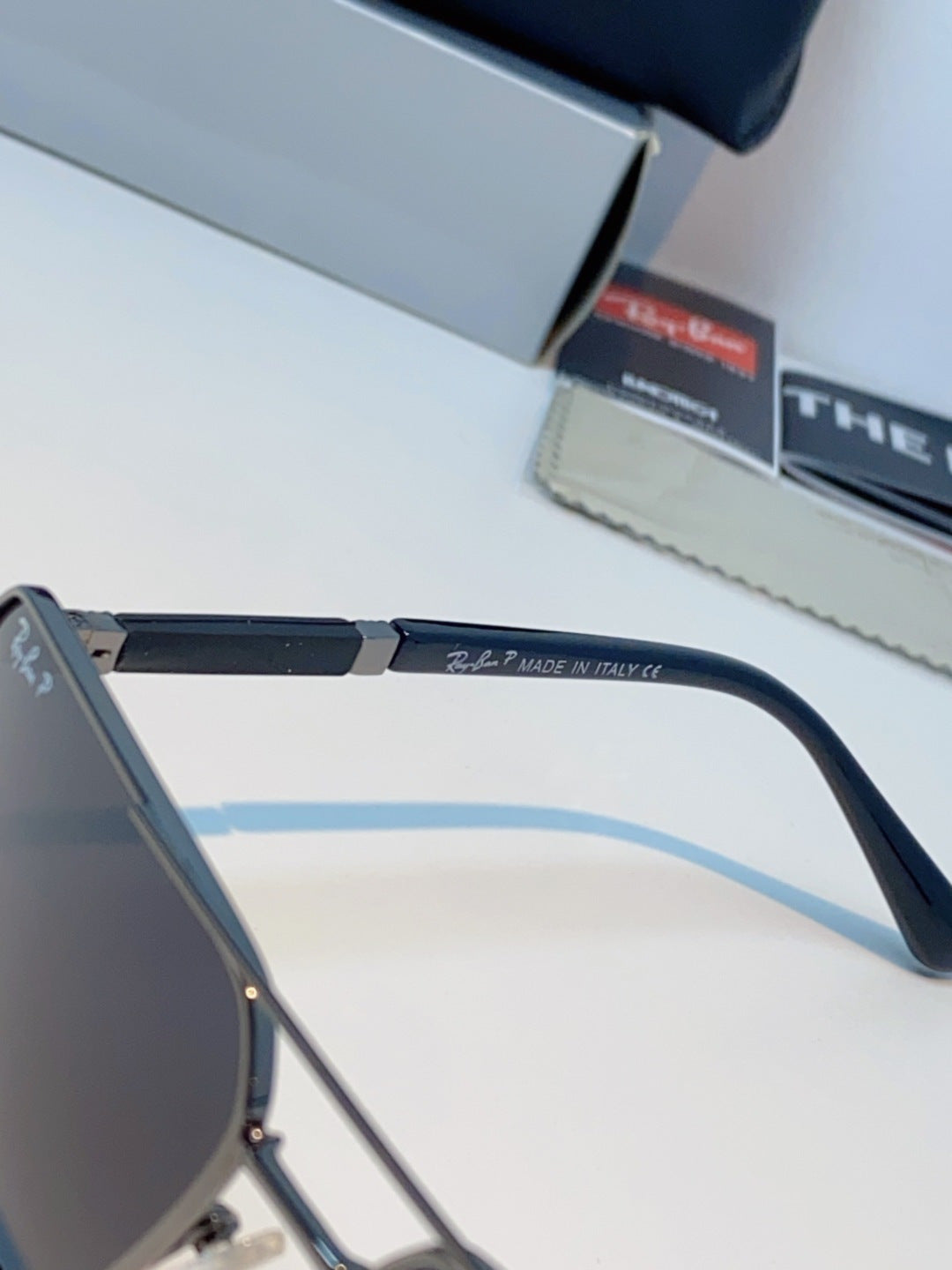 Ray-Ban RB58477 Polarized Oversized Black Lens Sunglasses for Men & W - 433131 - detail image 8
