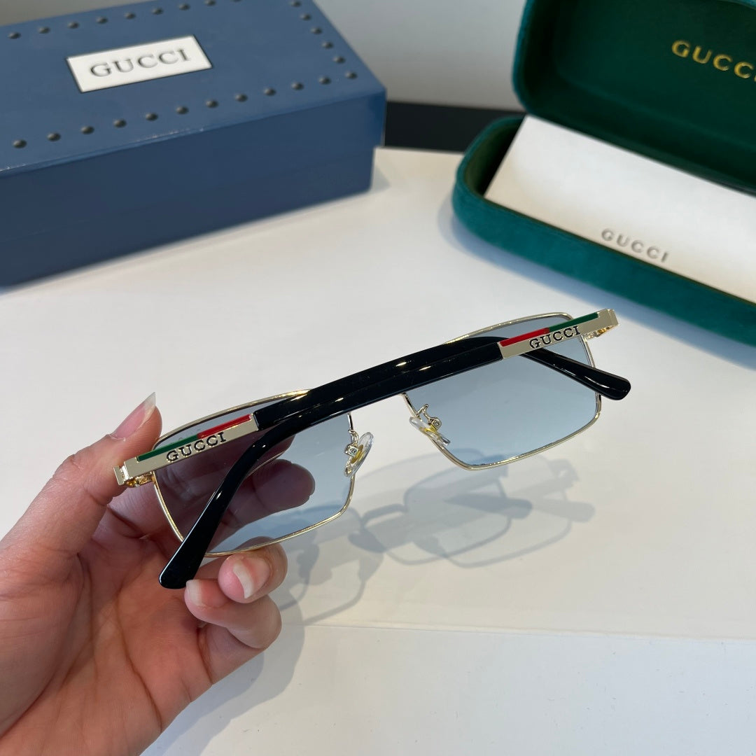 Gucci Oversized Silver Lens Sunglasses for Women - 866920 - detail image 6