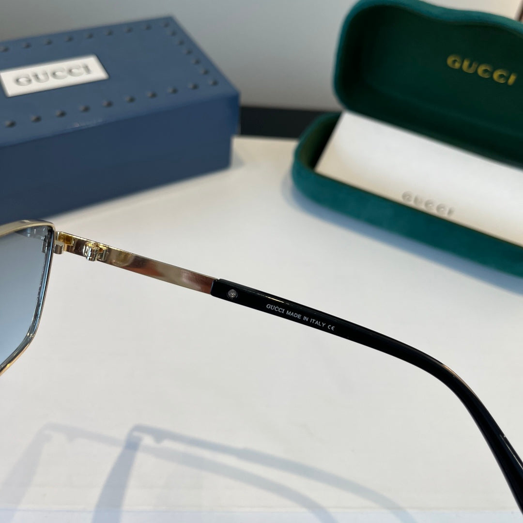 Gucci Oversized Silver Lens Sunglasses for Women - 398302 - detail image 4
