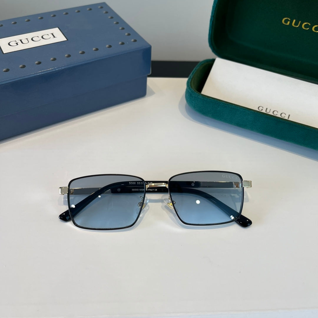 Gucci Oversized Silver Lens Sunglasses for Women - 398302 - detail image 9