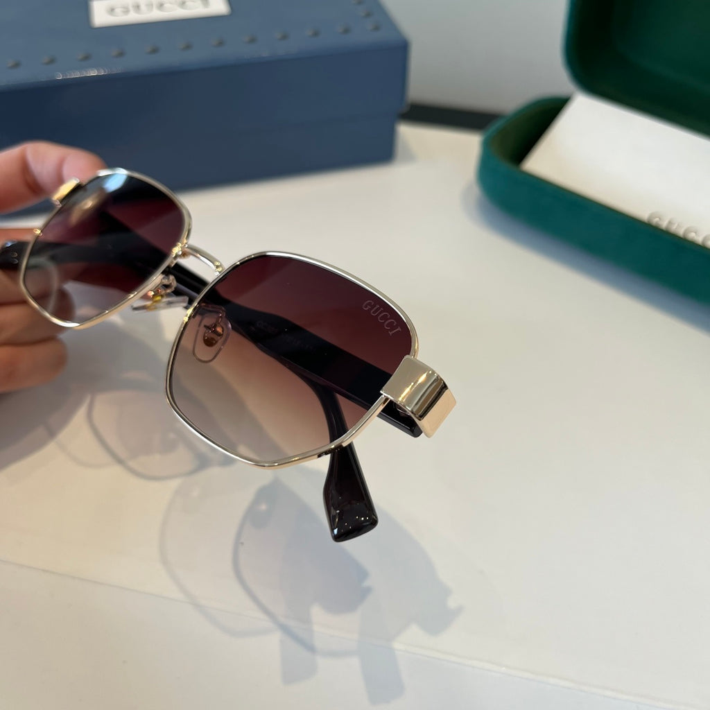 Gucci Oversized Silver Lens Sunglasses for Women - 398305 - detail image 8