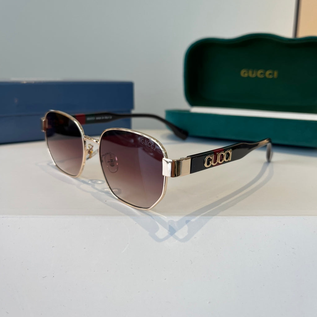 Gucci Oversized Silver Lens Sunglasses for Women - 398305 - detail image 3