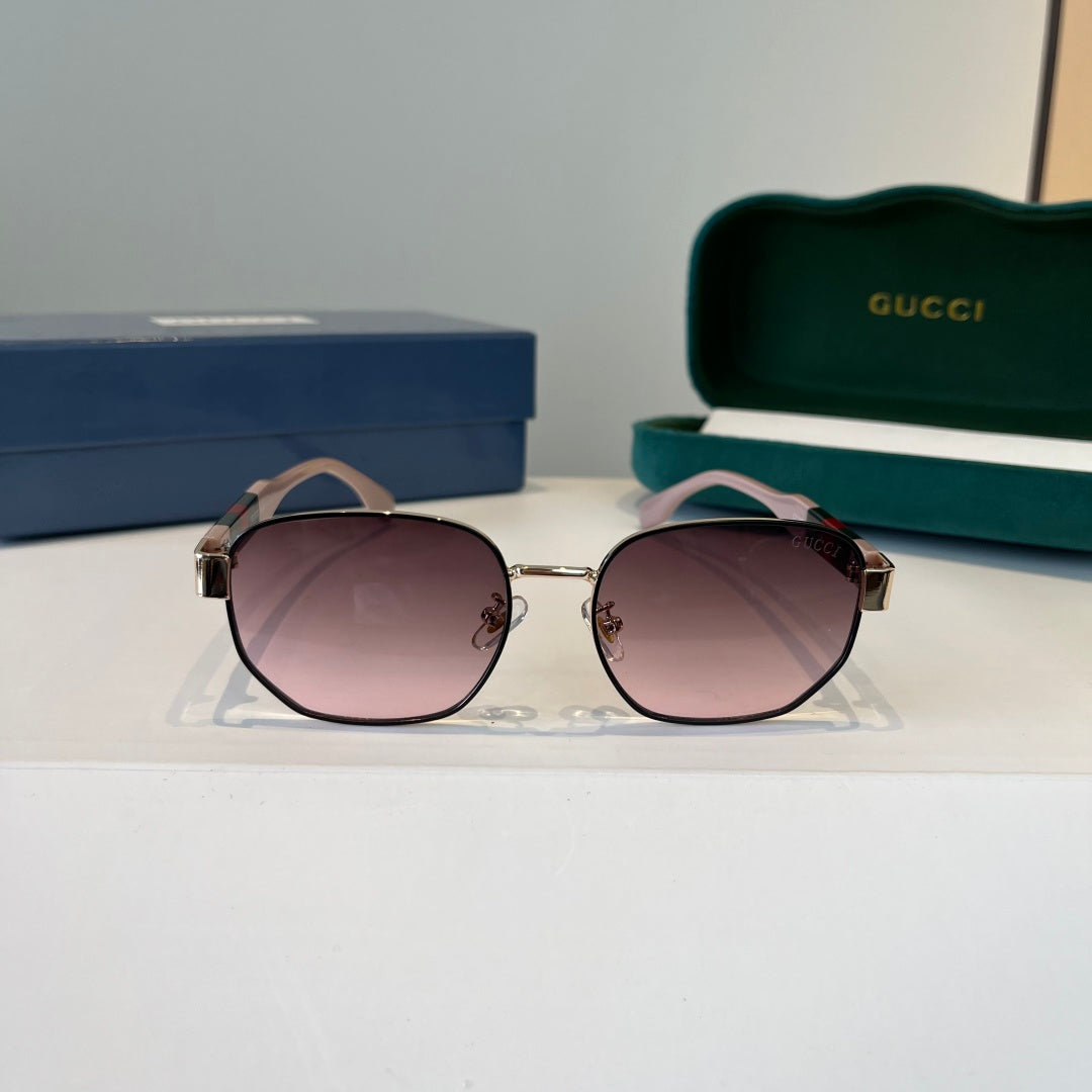 Gucci Oversized Silver Lens Sunglasses for Women - 398307 - detail image 2