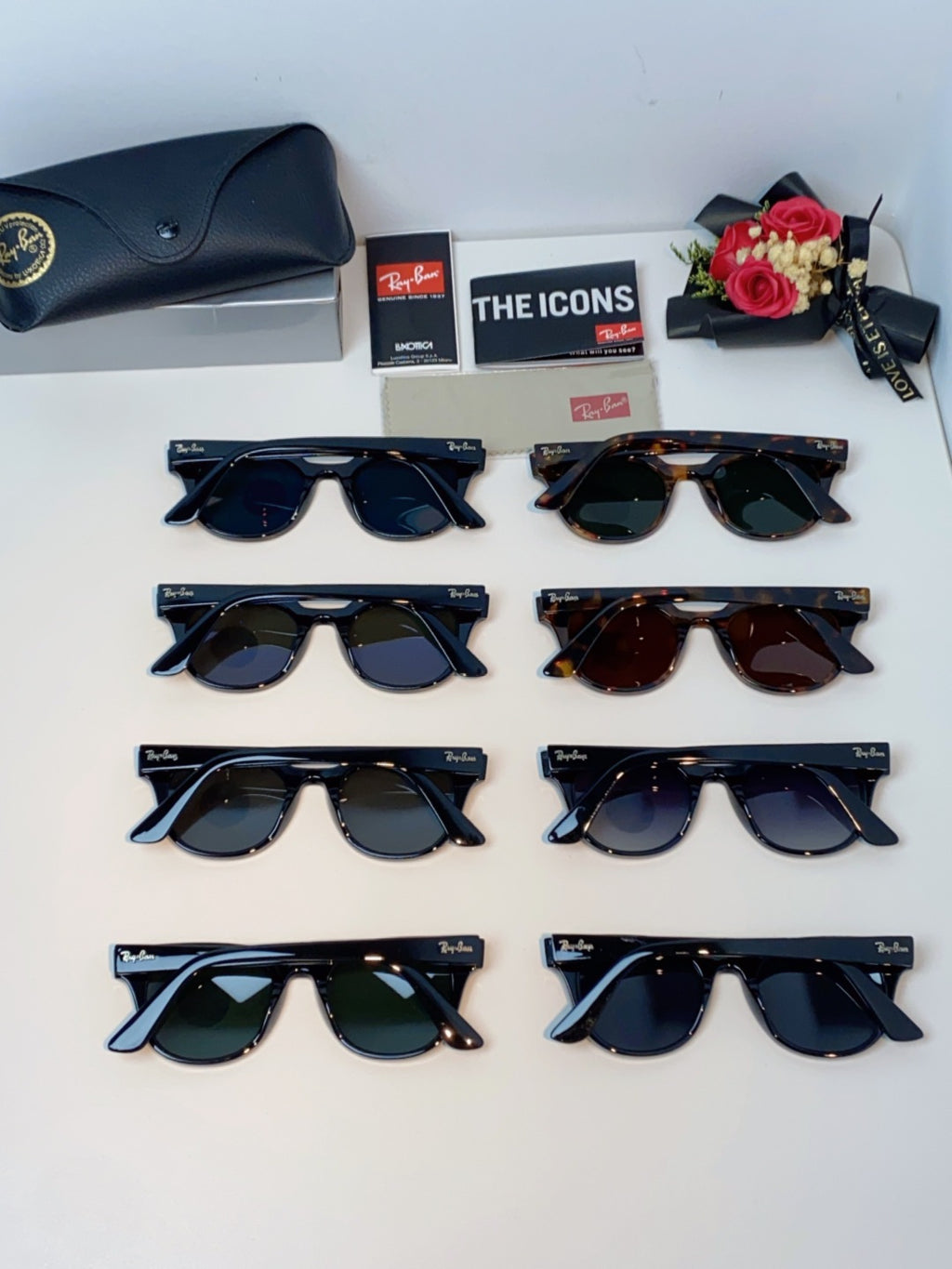 Ray-Ban RB2168P Polarized Square Black Lens Sunglasses for Men & Wome - 867283 - detail image 11