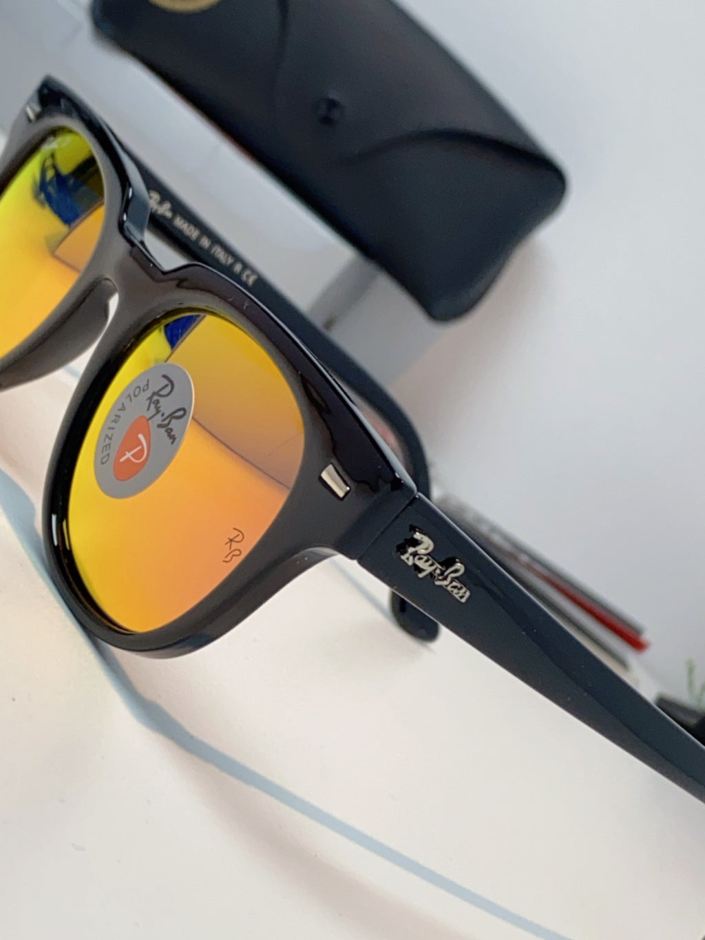 Ray-Ban RB2168P Polarized Square Brown Lens Sunglasses for Men & Wome - 867277 - detail image 7