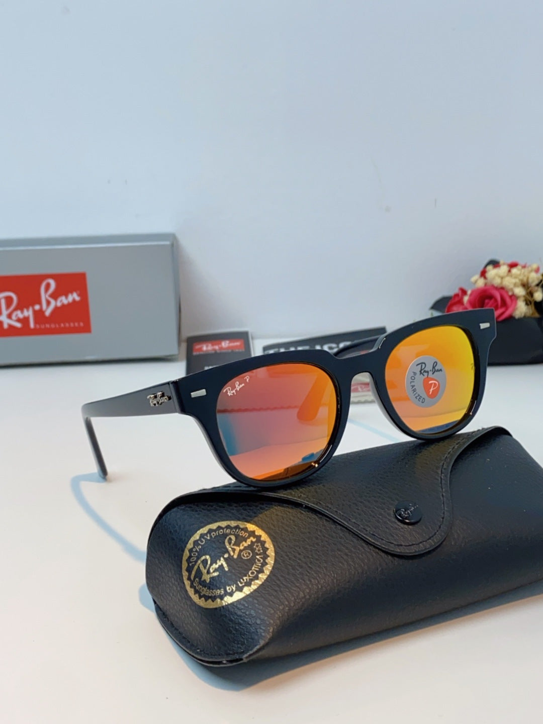 Ray-Ban RB2168P Polarized Square Brown Lens Sunglasses for Men & Wome - 867277 - detail image 10