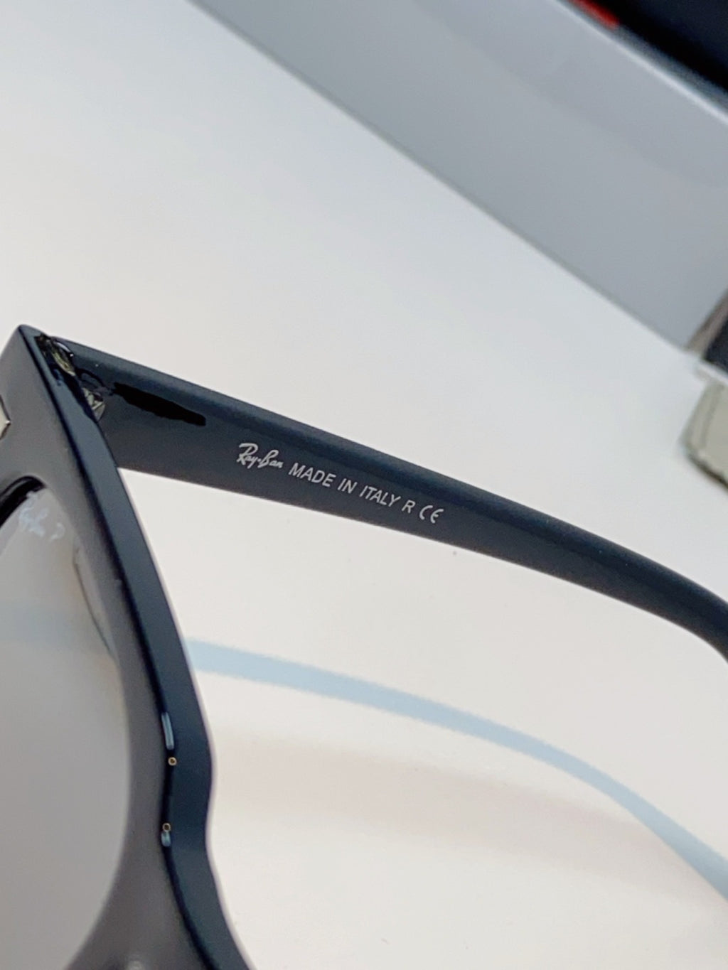 Ray-Ban RB2168P Polarized Square Gray Lens Sunglasses for Men & Women - detail image 8