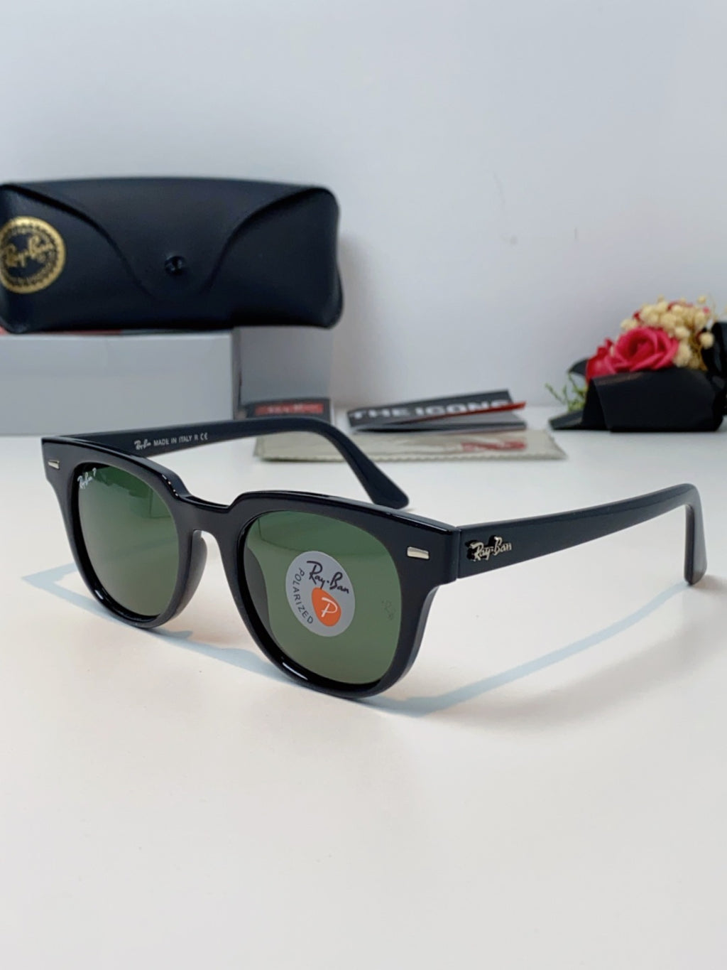 Ray-Ban RB2168P Polarized Square Black Lens Sunglasses for Men & Wome - 867280