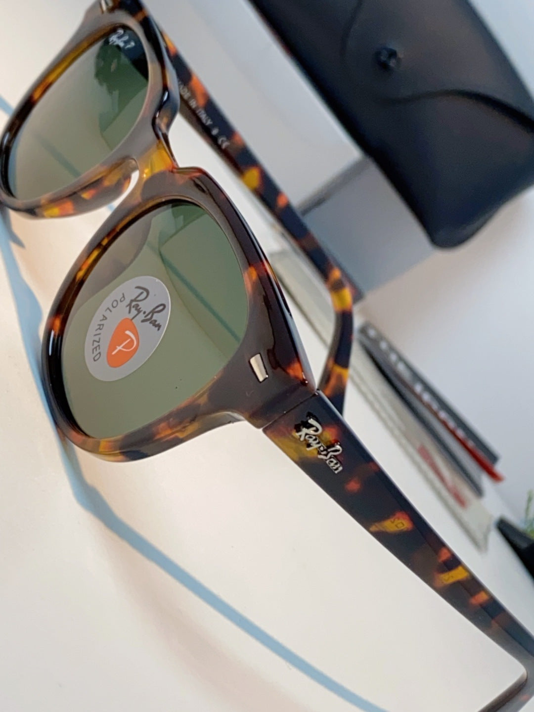 Ray-Ban RB2168P Polarized Square Black Lens Sunglasses for Men & Wome - 867281 - detail image 7