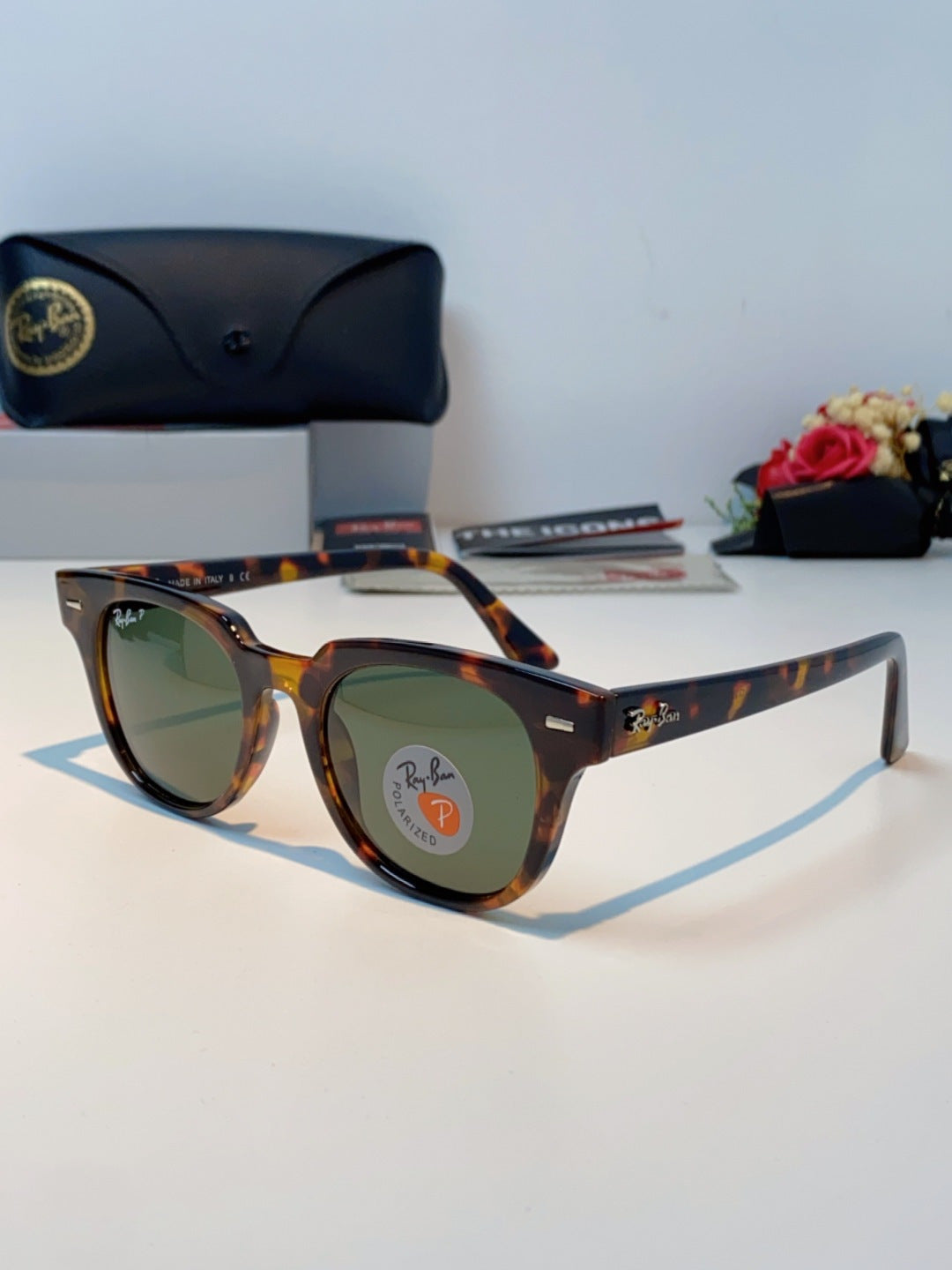 Ray-Ban RB2168P Polarized Square Black Lens Sunglasses for Men & Wome - 867281