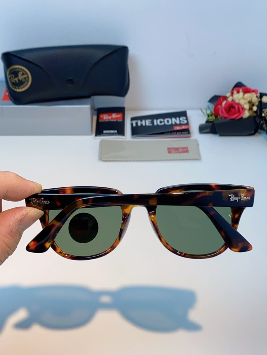 Ray-Ban RB2168P Polarized Square Black Lens Sunglasses for Men & Wome - 867281 - detail image 5