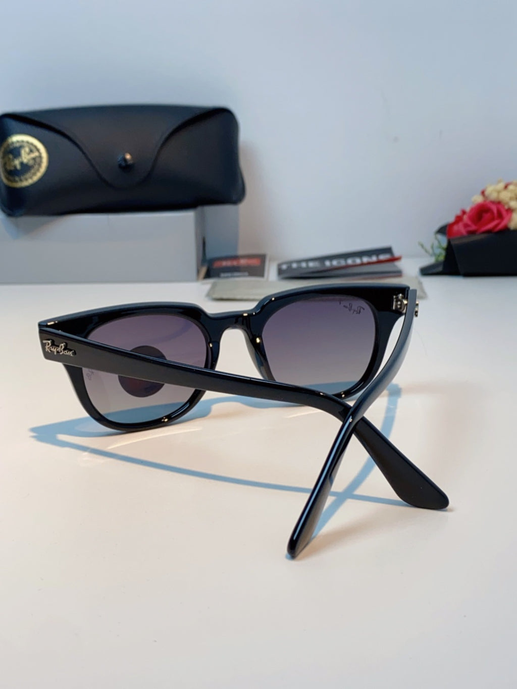 Ray-Ban RB2168P Polarized Square Black Lens Sunglasses for Men & Wome - 867283 - detail image 3