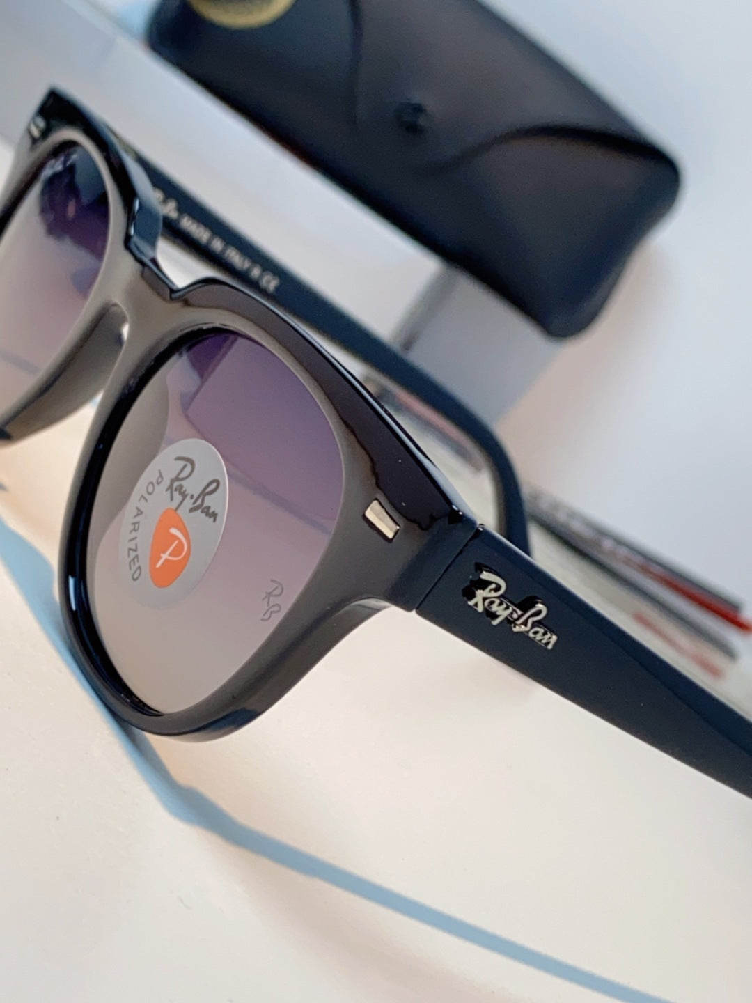 Ray-Ban RB2168P Polarized Square Black Lens Sunglasses for Men & Wome - 867283 - detail image 7