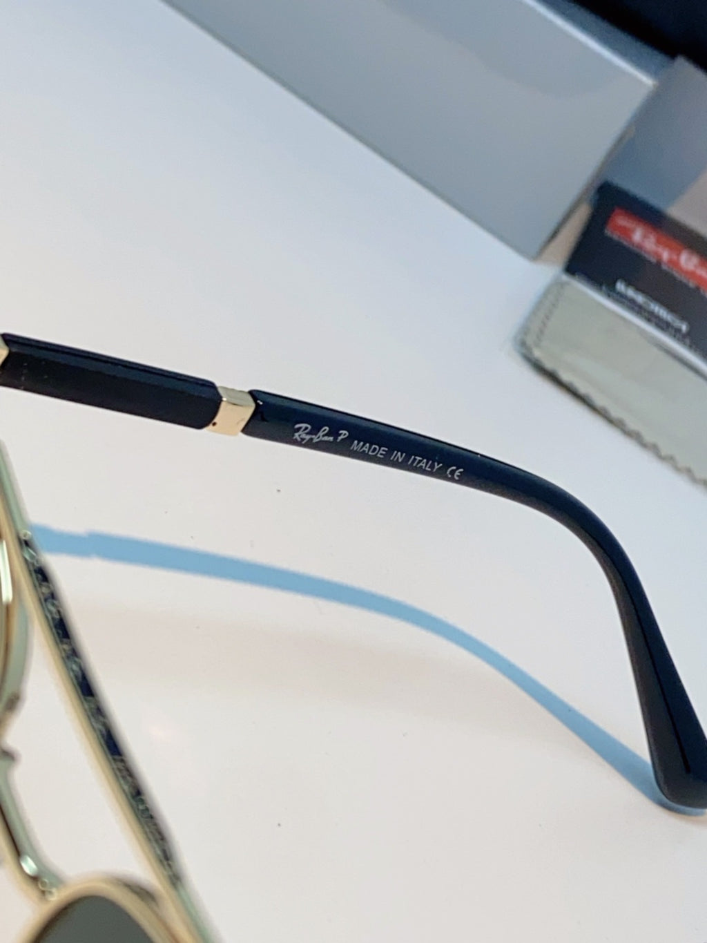 Ray-Ban RB58517 Polarized Aviator Black Lens Sunglasses for Men & Wom - 450049 - detail image 8