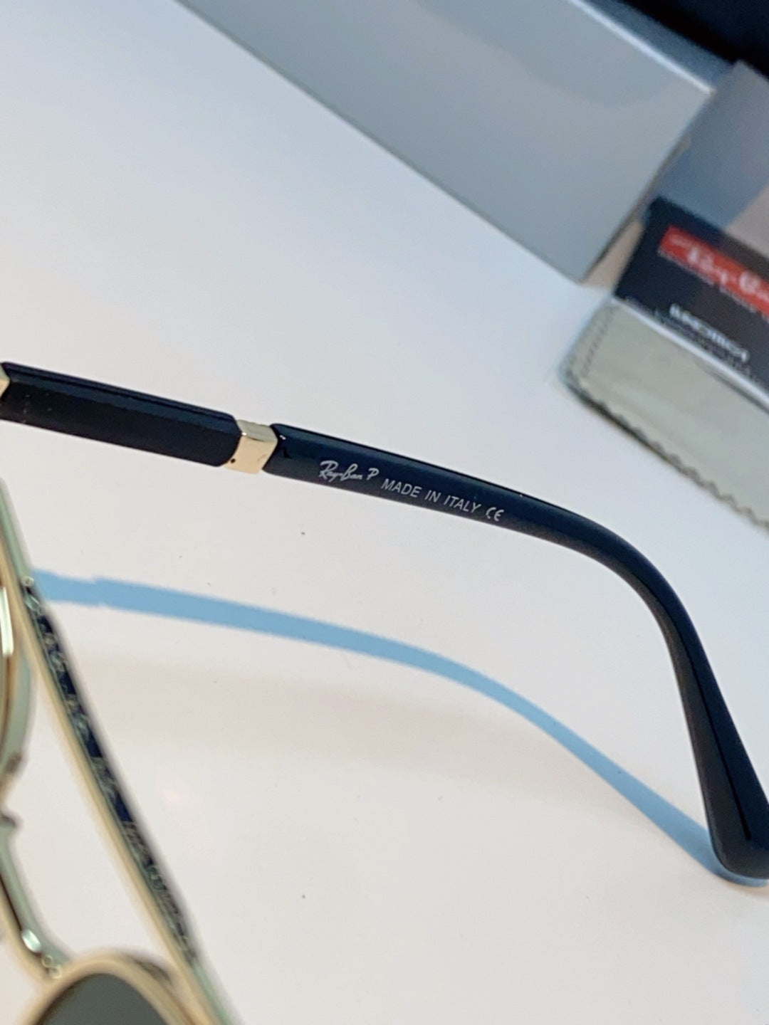 Ray-Ban RB58517 Polarized Aviator Black Lens Sunglasses for Men & Wom - 450049 - detail image 8