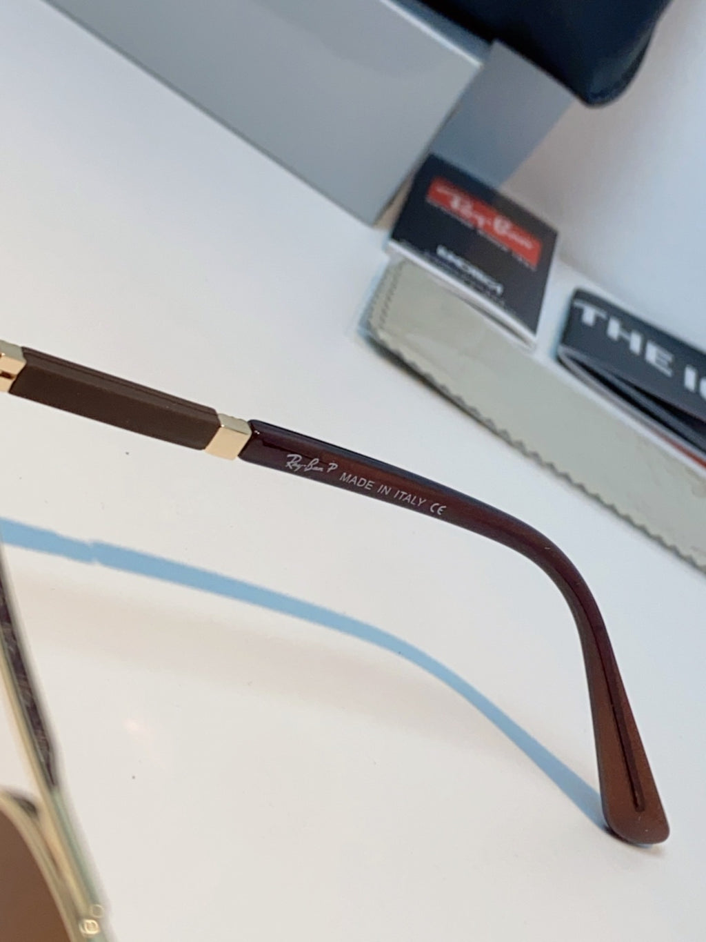 Ray-Ban RB58517 Polarized Aviator Brown Lens Sunglasses for Men & Wom - 358980 - detail image 8