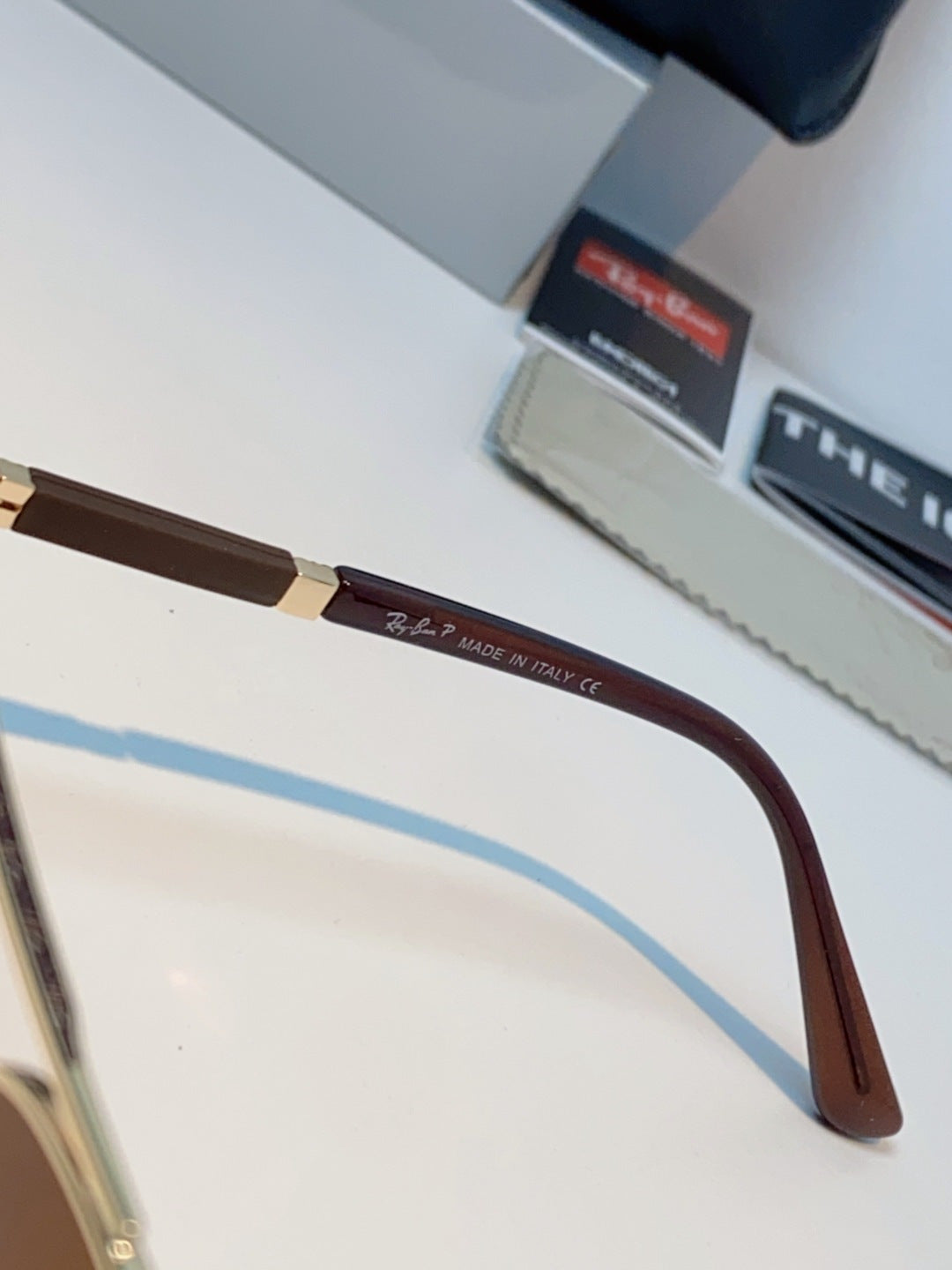 Ray-Ban RB58517 Polarized Aviator Brown Lens Sunglasses for Men & Wom - 358980 - detail image 8