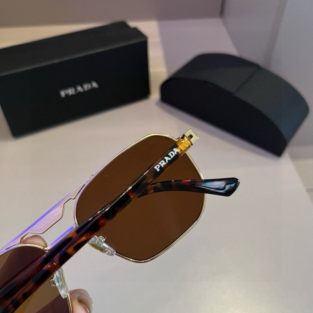 Prada Polarized Fashion Brown Lens Sunglasses for Men - 398964 - detail image 6