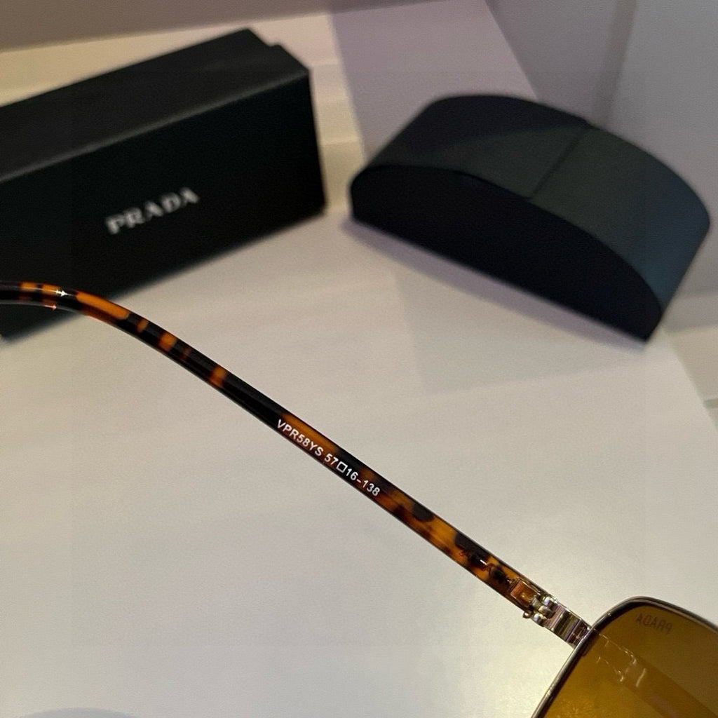 Prada Polarized Fashion Brown Lens Sunglasses for Men - 415755 - detail image 8