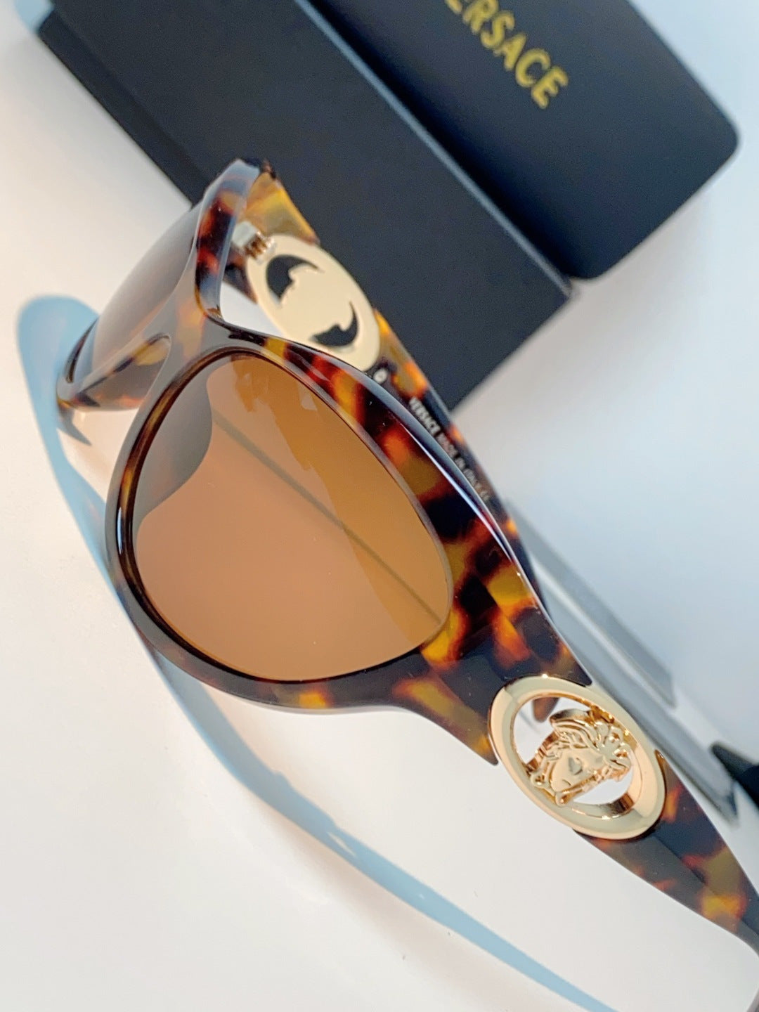 Versace Cat-Eye Brown Lens Sunglasses for Women - 372493 - detail image 7