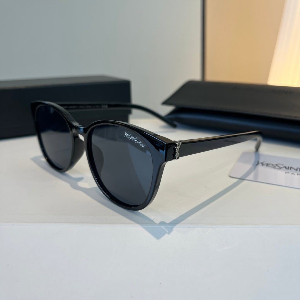 Saint Laurent Oversized Blue Lens Sunglasses for Men & Women - detail image 3
