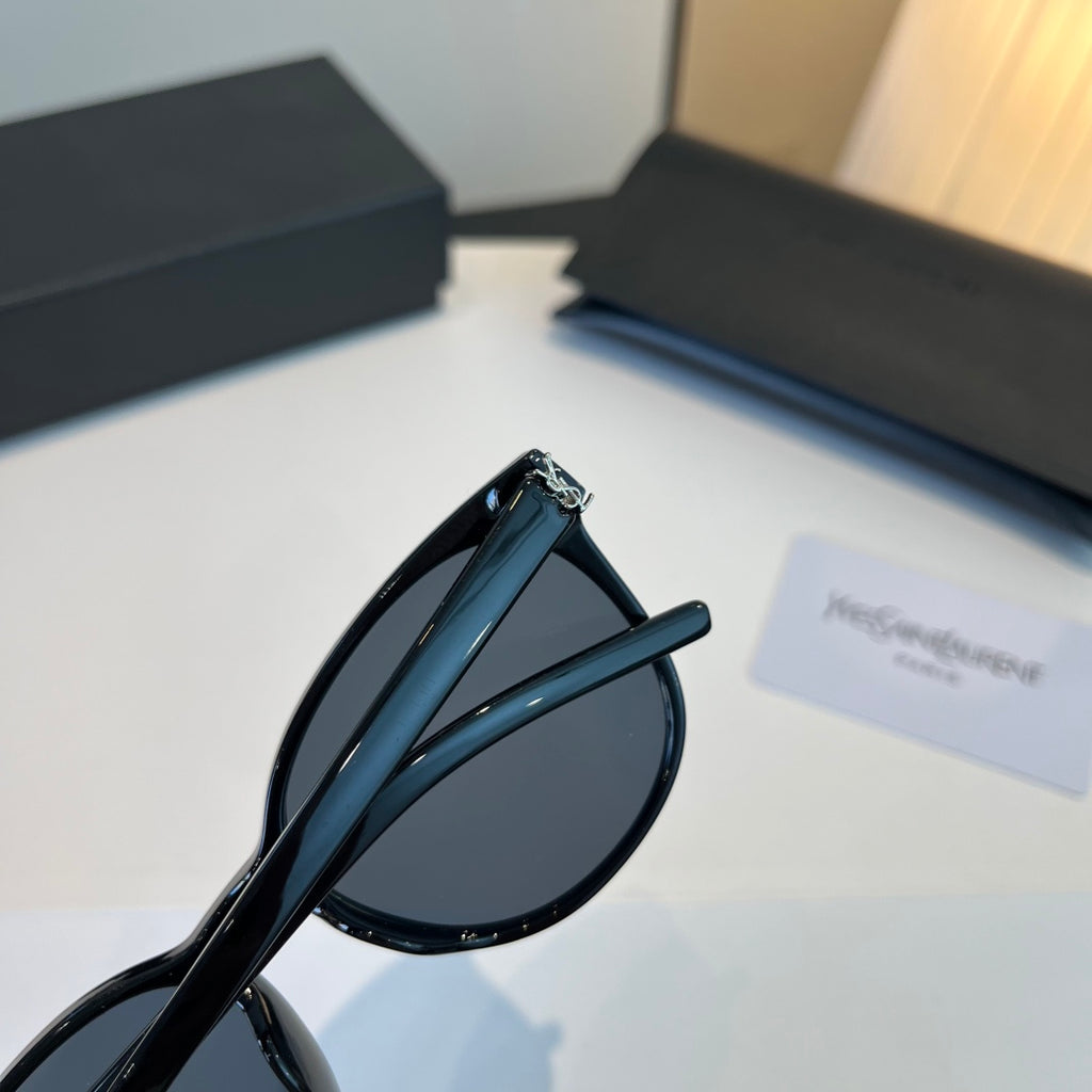 Saint Laurent Oversized Blue Lens Sunglasses for Men & Women - 431898 - detail image 6
