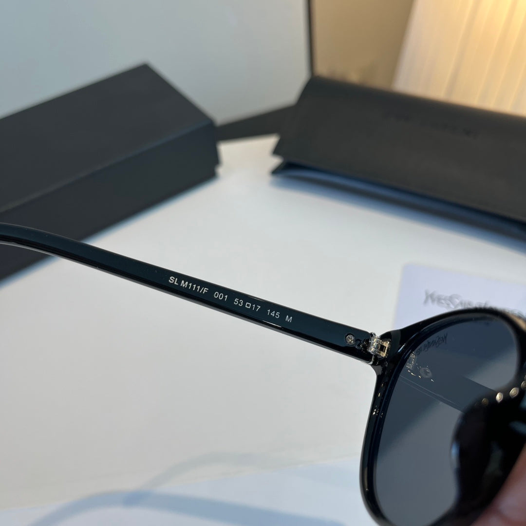 Saint Laurent Oversized Blue Lens Sunglasses for Men & Women - 398779 - detail image 7