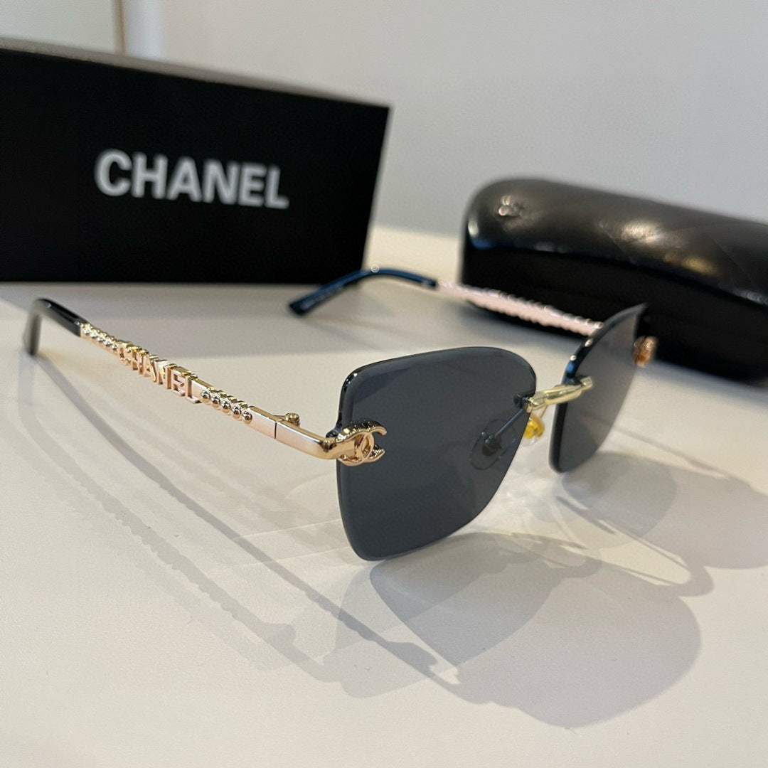 Chanel Oversized Silver Lens Sunglasses for Men & Women - 415216