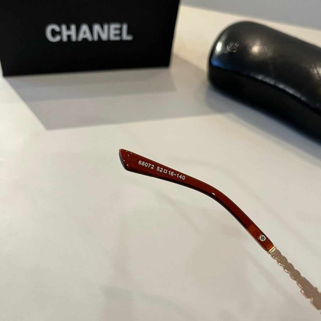 Chanel Oversized Brown Lens Sunglasses for Men & Women - 415217 - detail image 10