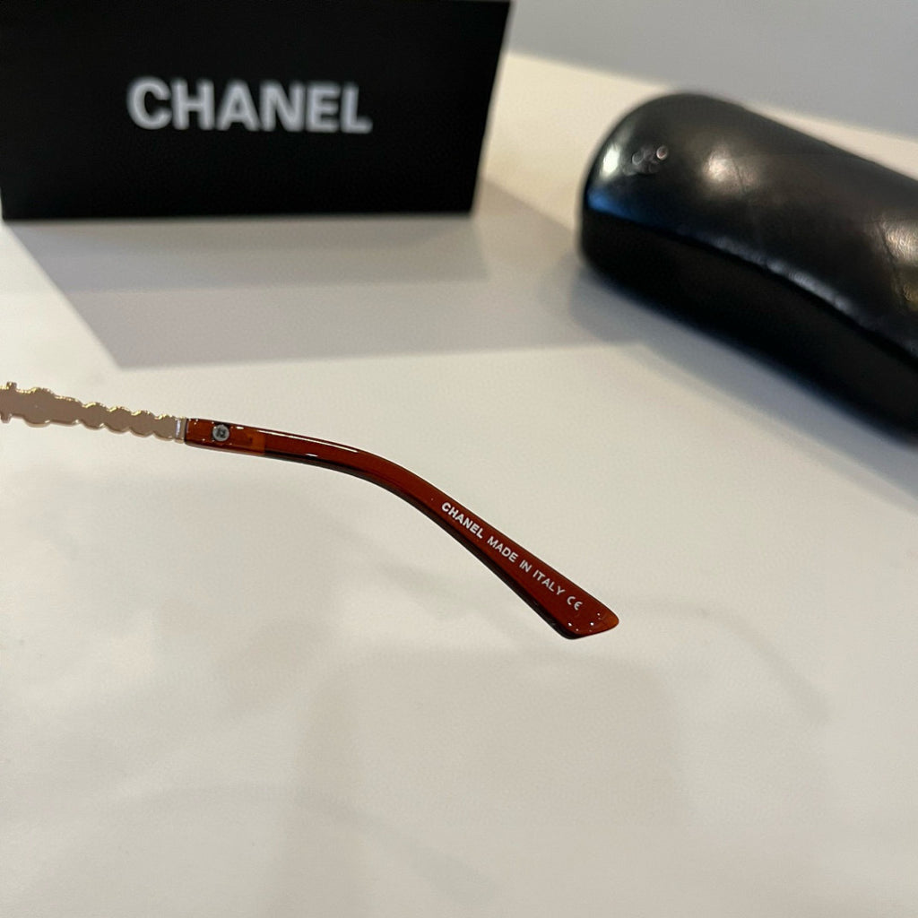 Chanel Oversized Brown Lens Sunglasses for Men & Women - 358027 - detail image 9