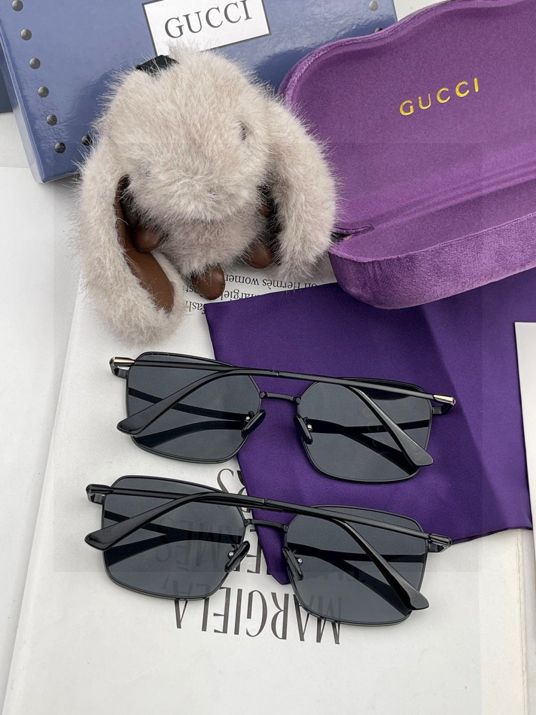 Gucci G6881 Polarized Aviator Red Lens Sunglasses for Men - 934075 - detail image 6