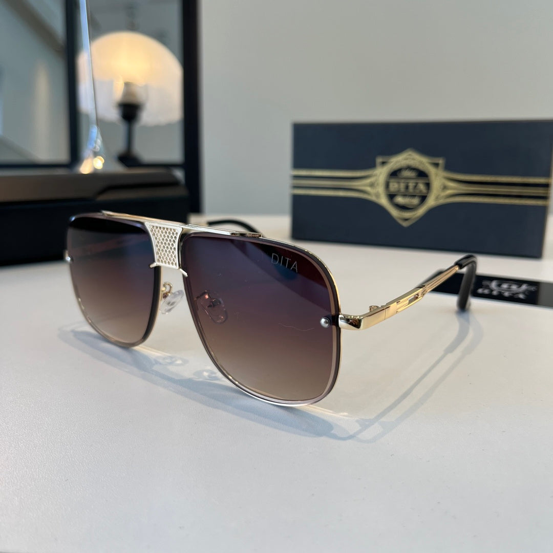 Dita Polarized Fashion Red Lens Sunglasses for Men - detail image 3