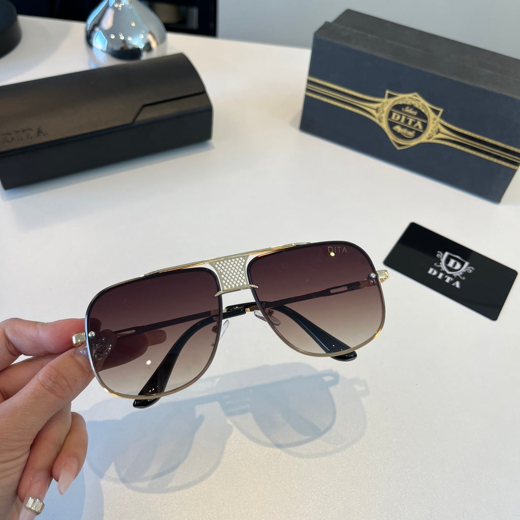 Dita Polarized Fashion Red Lens Sunglasses for Men - detail image 6