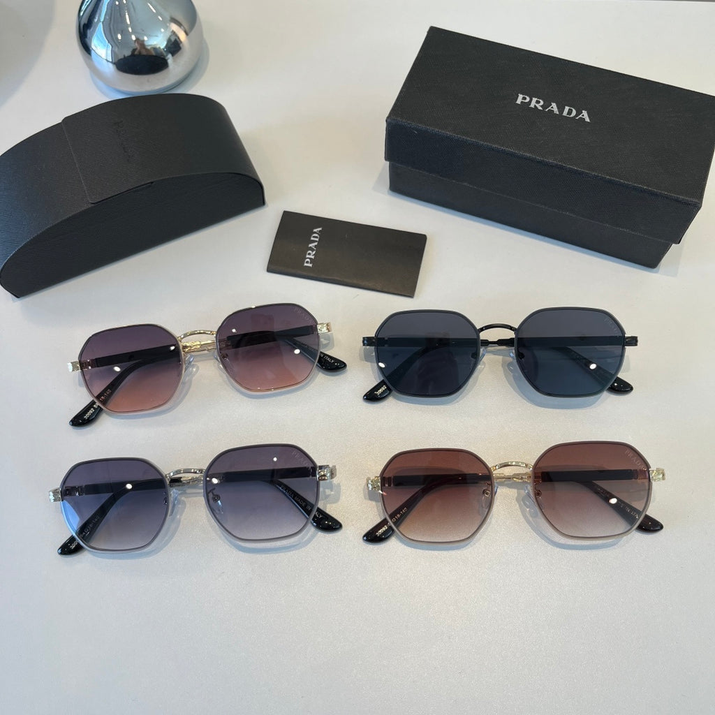 Prada Polarized Fashion Silver Lens Sunglasses for Men - 158468 - detail image 11